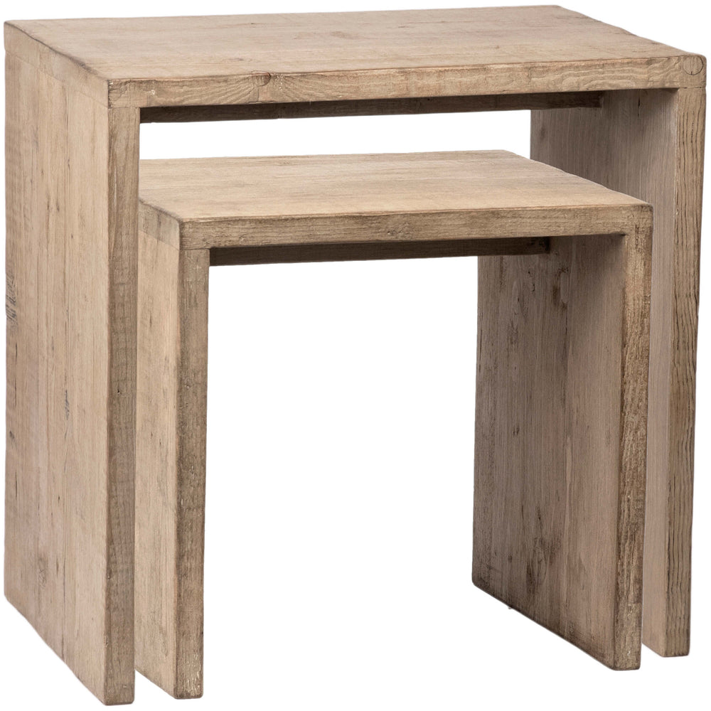 Merwin End Tables, Light Warm, Set of 2-Furniture - Accent Tables-High Fashion Home