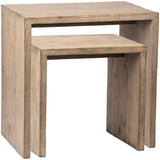 Merwin End Tables, Light Warm, Set of 2-Furniture - Accent Tables-High Fashion Home