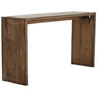 Merwin Console Table, Medium Brown-Furniture - Accent Tables-High Fashion Home
