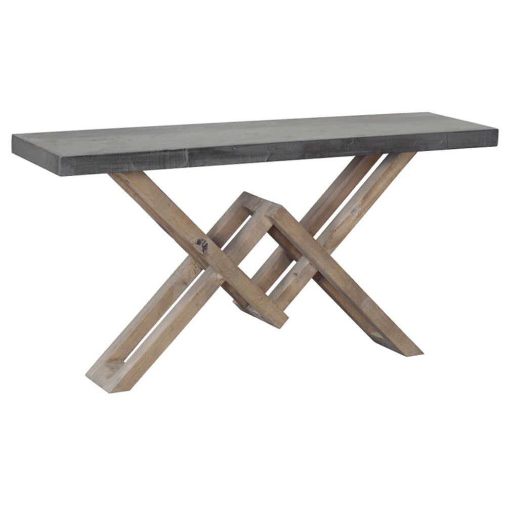 Kane Console, Dark Grey-Furniture - Accent Tables-High Fashion Home