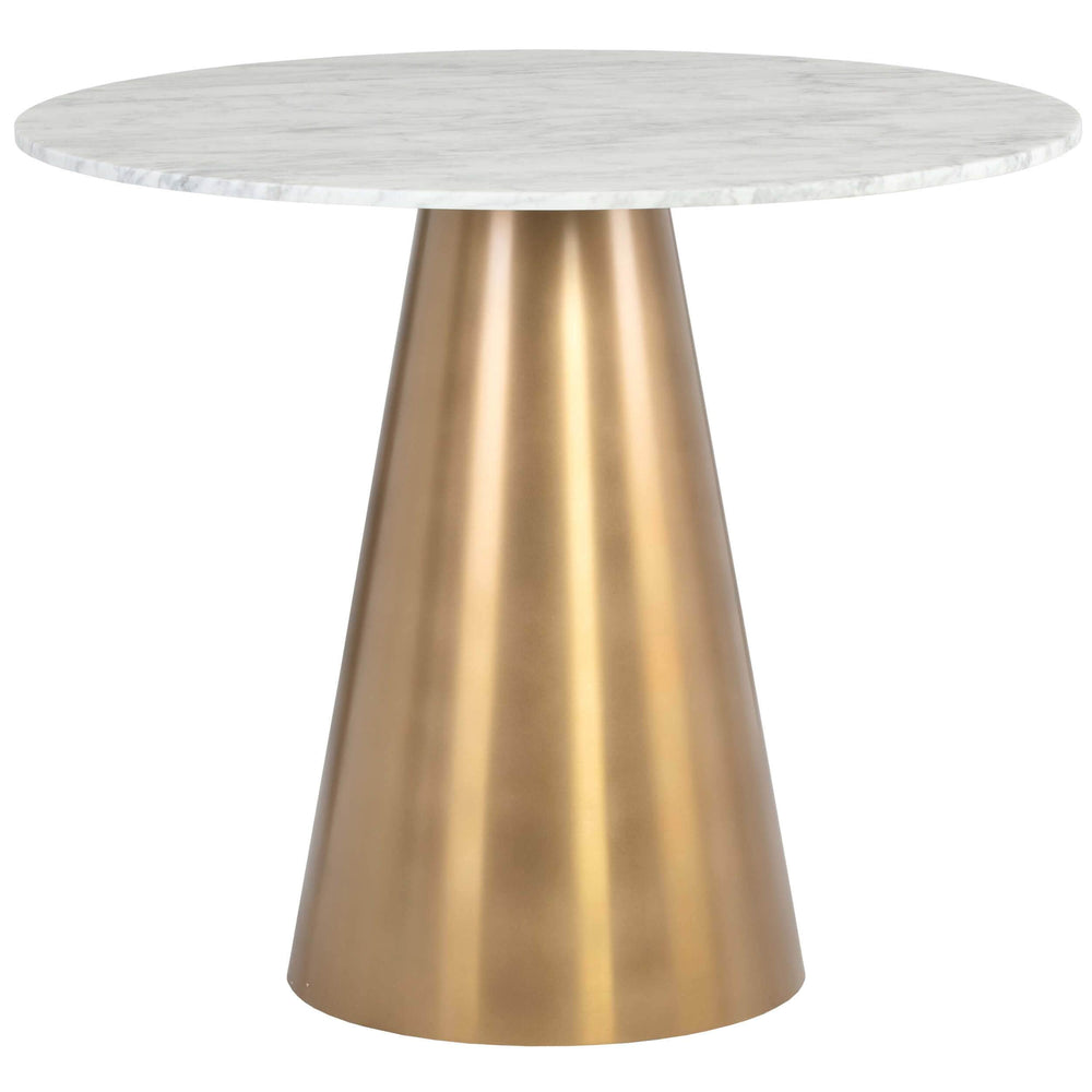 Damon Bistro Table, Gold - Modern Furniture - Dining Table - High Fashion Home