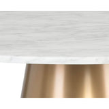 Damon Bistro Table, Gold - Modern Furniture - Dining Table - High Fashion Home