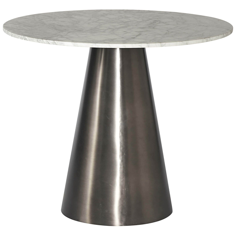 Damon Bistro Table, Gunmetal - Modern Furniture - Dining Table - High Fashion Home