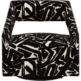 Decker Swivel Chair, ACDC Onyx-Furniture - Chairs-High Fashion Home