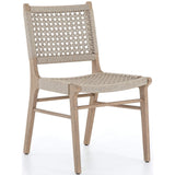 Delmar Outdoor Dining Chair, Washed Brown - Furniture - Dining - High Fashion Home