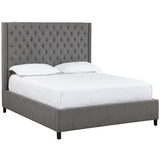 Devon Bed, Belfast Koala Grey-Furniture - Bedroom-High Fashion Home