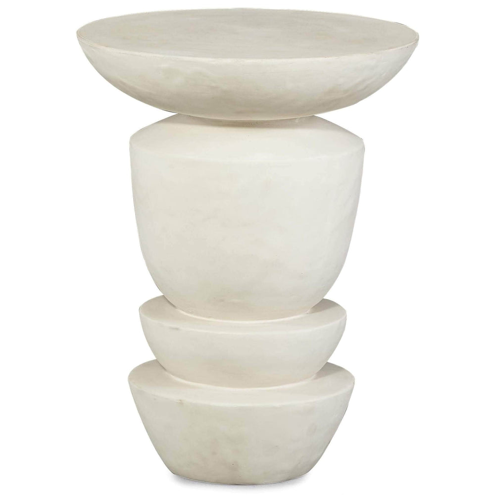 Diego Pedestal Side Table-Furniture - Accent Tables-High Fashion Home
