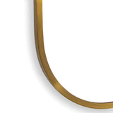 Doris Large Mirror, Natural Brass-Accessories-High Fashion Home