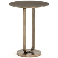 Douglas End Table, Aged Bronze - Furniture - Accent Tables - High Fashion Home