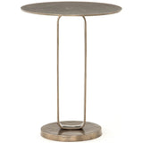 Douglas End Table, Aged Bronze - Furniture - Accent Tables - High Fashion Home