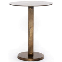 Douglas End Table, Aged Bronze - Furniture - Accent Tables - High Fashion Home