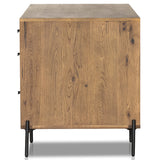 Eaton Executive Desk, Amber Oak by Four Hands