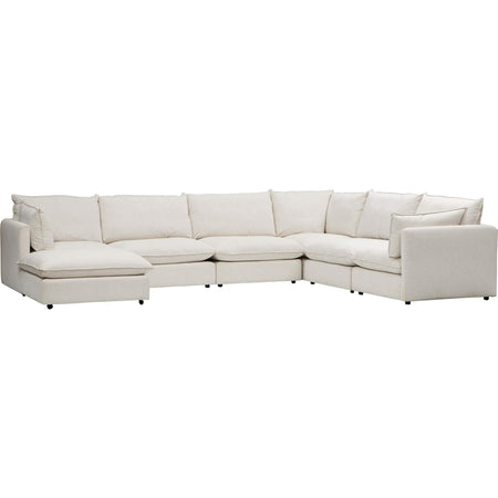 Blaise 7 Piece Sectional, Nomad Snow – High Fashion Home