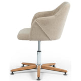 Edna Desk Chair, Fedora Oatmeal - Furniture - Office - High Fashion Home
