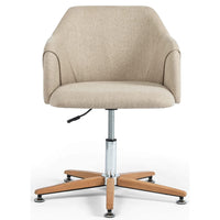 Edna Desk Chair, Fedora Oatmeal - Furniture - Office - High Fashion Home