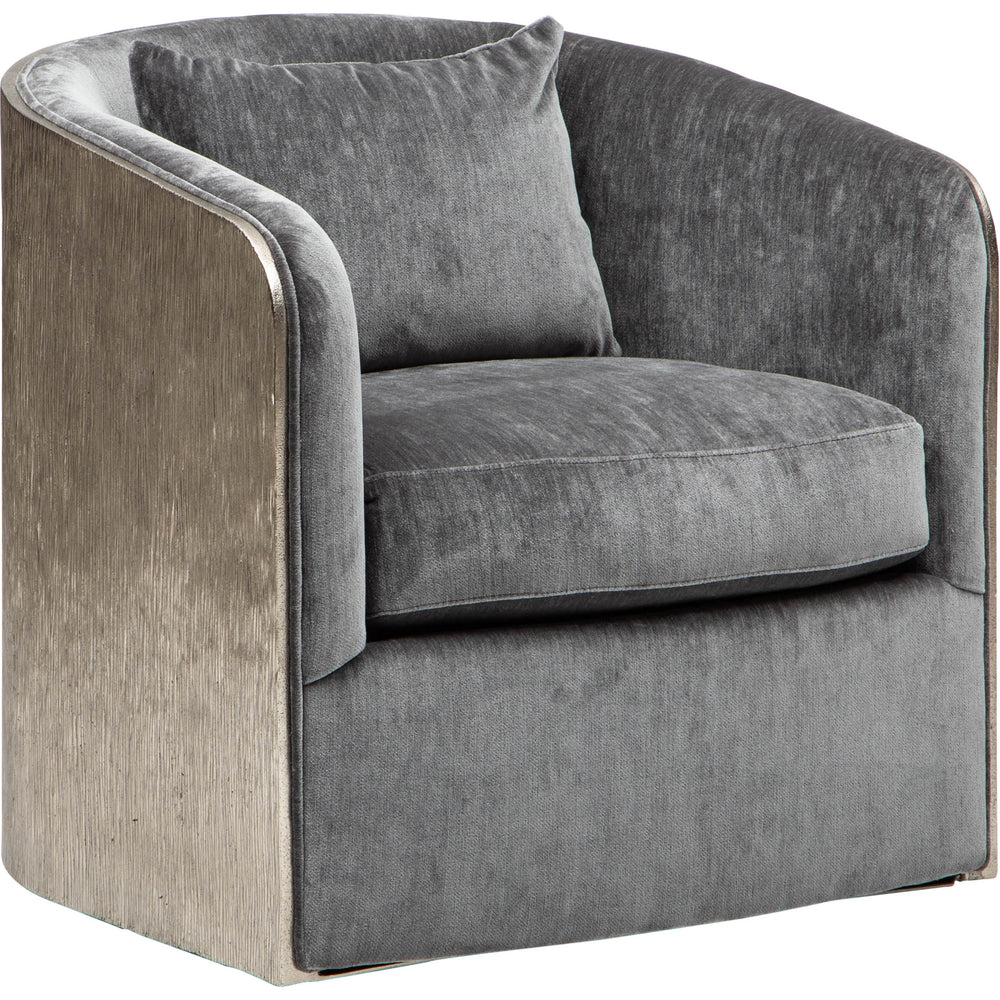 Eliot Swivel Chair, 1254-014-Furniture - Chairs-High Fashion Home