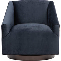 Ellie Swivel Chair, Brussels Caviar-Furniture - Chairs-High Fashion Home