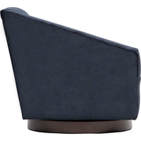 Ellie Swivel Chair, Brussels Caviar-Furniture - Chairs-High Fashion Home