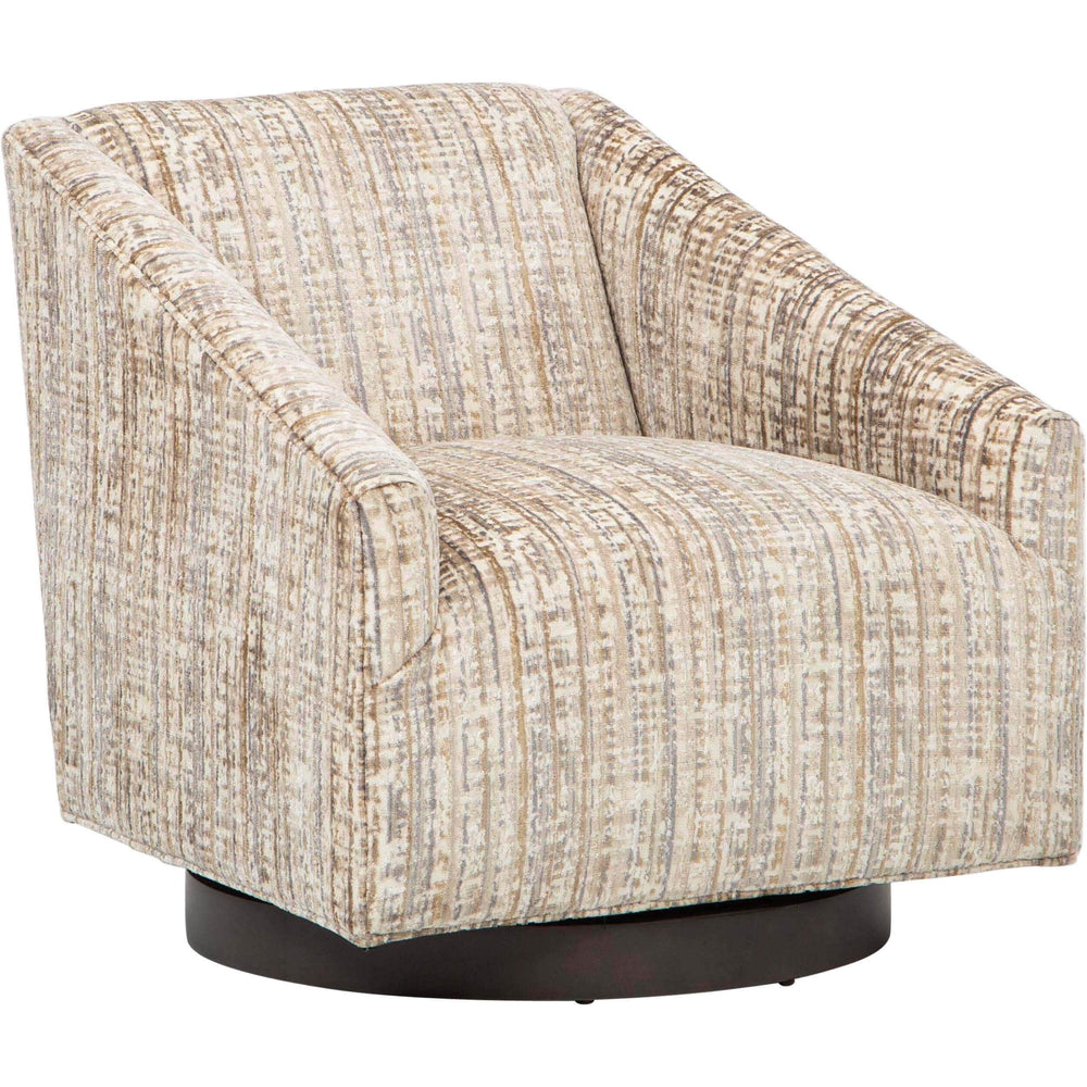 Ellie Swivel Chair, Tourist Sandstone - Furniture - Chairs - High Fashion Home