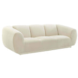 Emmet Sofa, Cream - Furniture - Sofas - High Fashion Home
