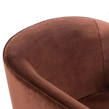 Fae Chair, Auburn Velvet-Furniture - Chairs-High Fashion Home