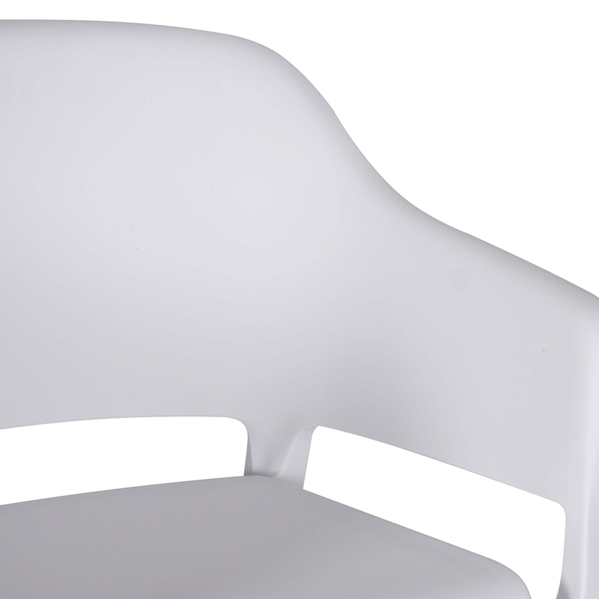 Faro Outdoor Dining Chair, White, Set of 2 High Fashion Home