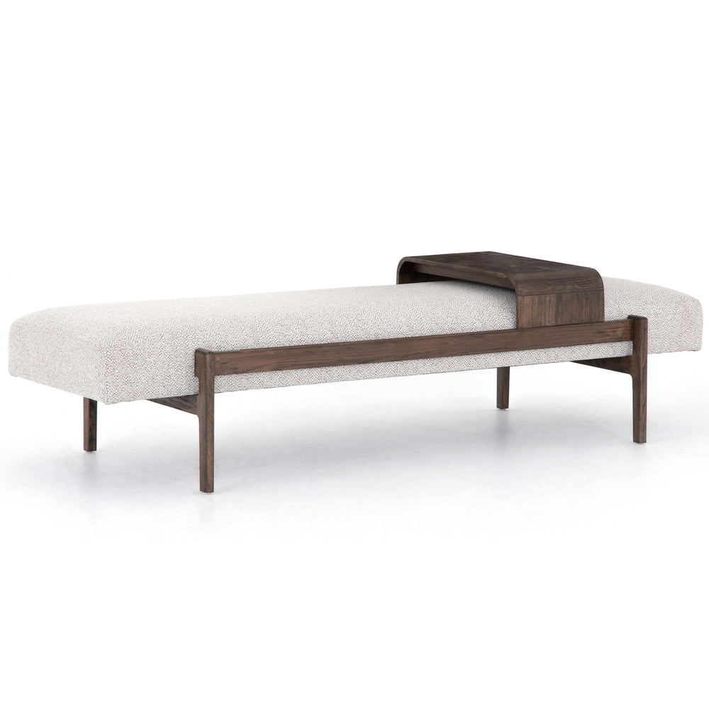Fawkes Bench, Brunswick Pebble by Four Hands