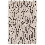 Feizy Rug Enzo 8734F, Black/Taupe-Accessories-High Fashion Home