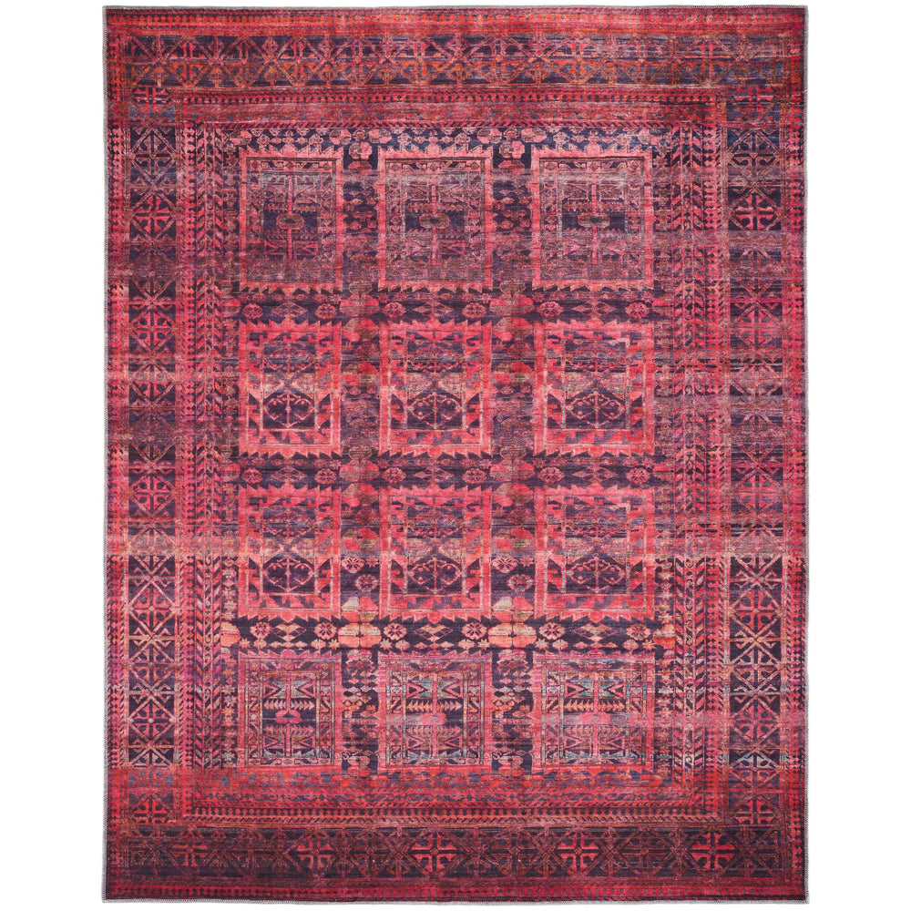Feizy Rug Voss 39H9F, Pink/Multi-Rugs1-High Fashion Home