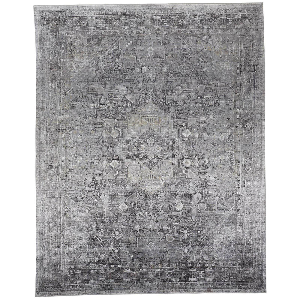 Feizy Rug Sarrant 3966F, Gray - Rugs1 - High Fashion Home