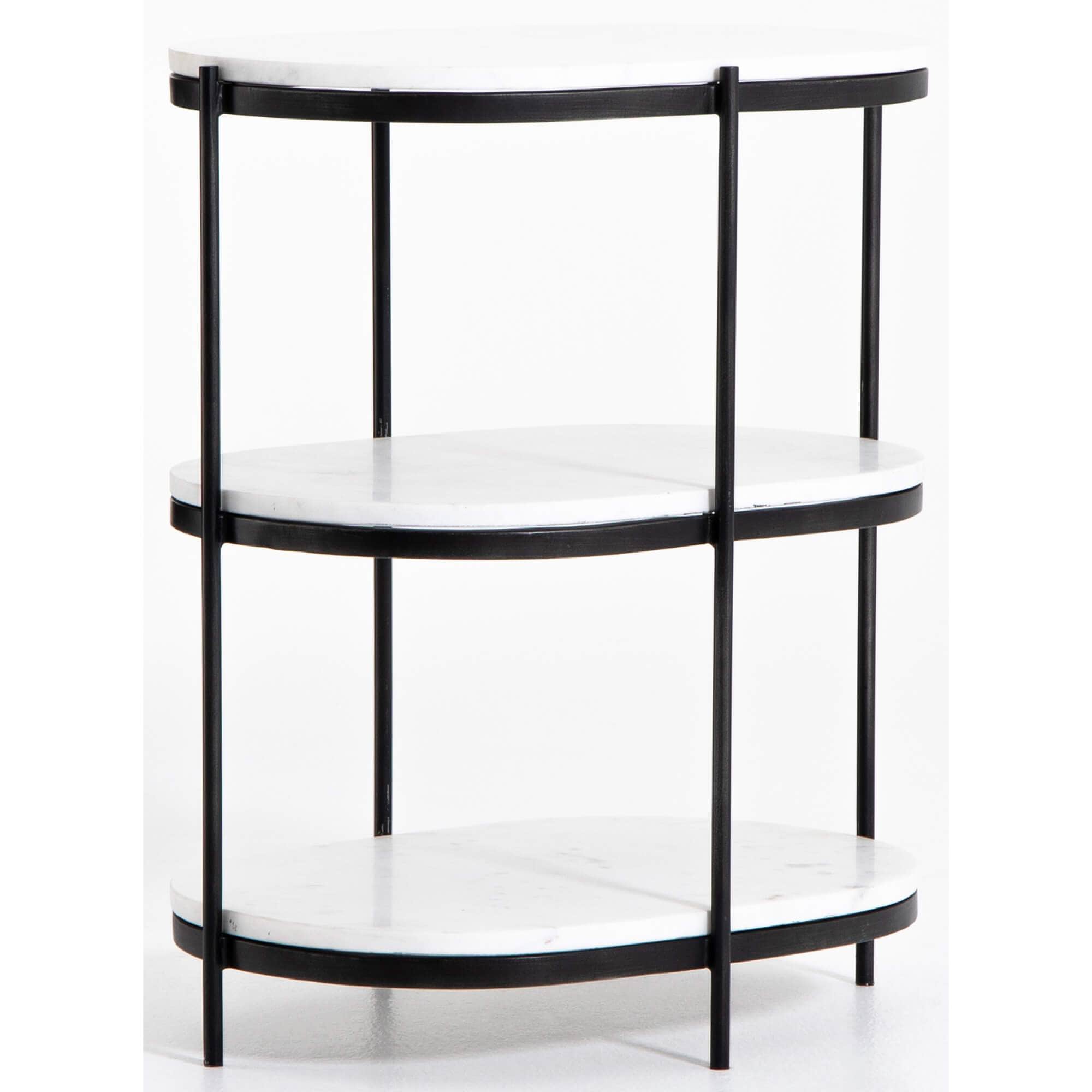 Oval nightstand sale