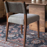 Ferris Dining Chair, Nubuck Charcoal, Set of 2 by Four Hands