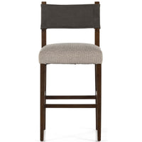 Ferris Bar Stool, Nubuck Charcoal