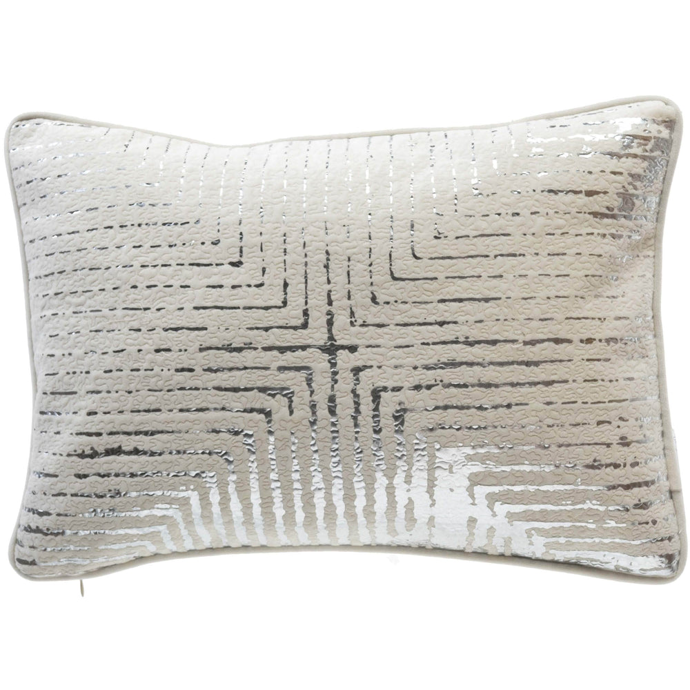 Cloud 9 Fes Lumbar Pillow, Ivory - Accessories - High Fashion Home