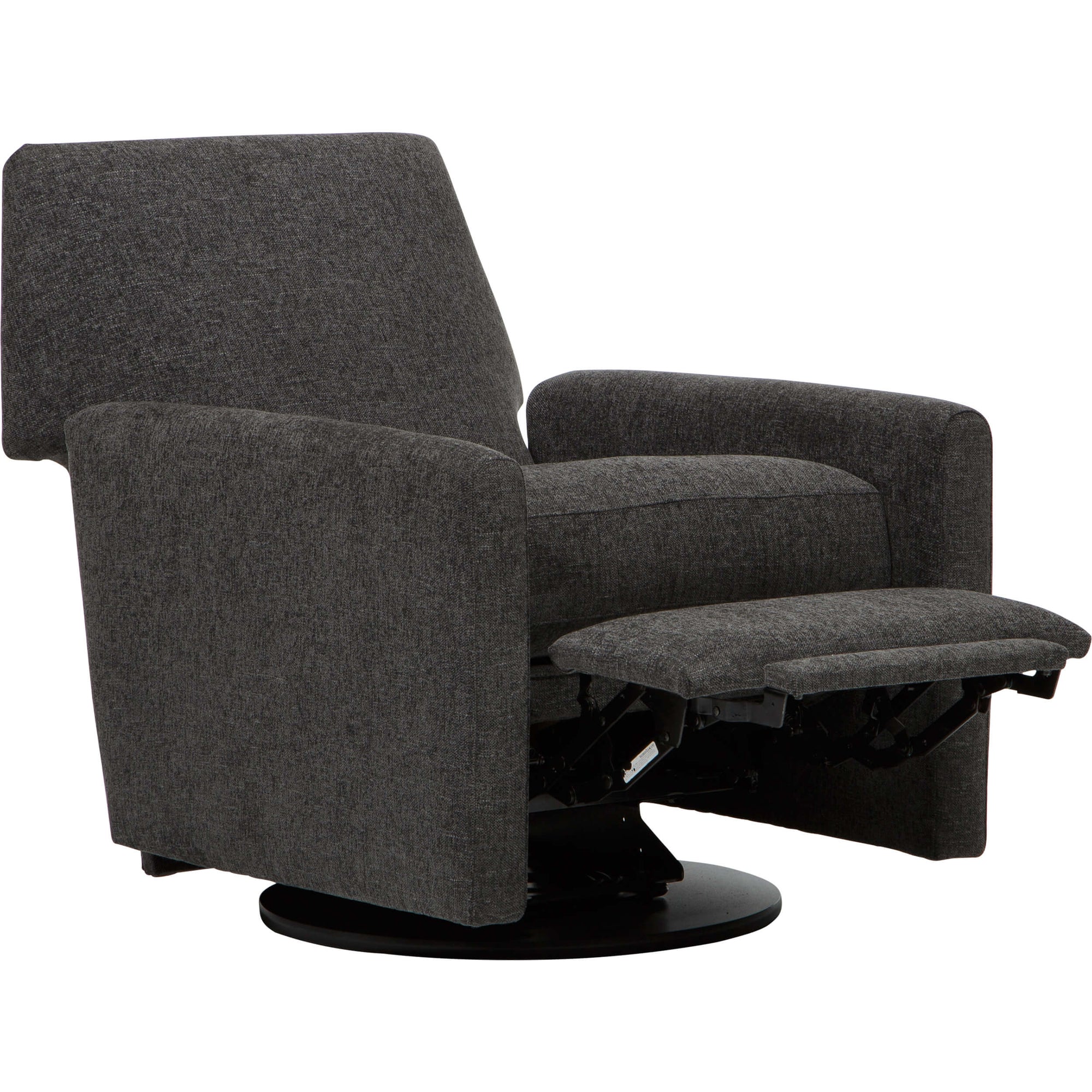 Finn Swivel Recliner, Dalton Charcoal High Fashion Home