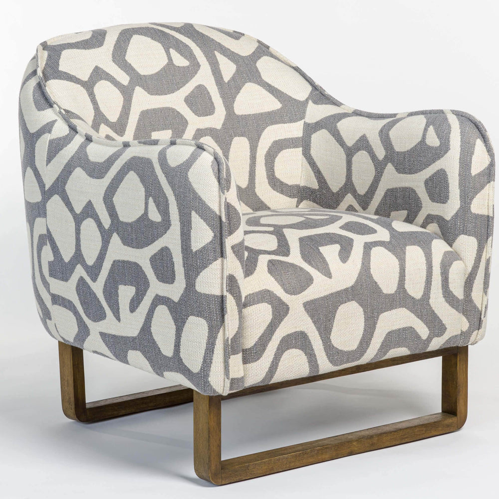 Fitz Chair, Greige Graphic-Furniture - Chairs-High Fashion Home