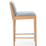 Flore Counter Stool, Eller Navy - Furniture - Dining - High Fashion Home