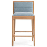 Flore Counter Stool, Eller Navy - Furniture - Dining - High Fashion Home