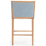 Flore Counter Stool, Eller Navy - Furniture - Dining - High Fashion Home