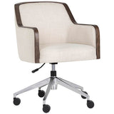 Foley Office Chair, Effie Linen-Furniture - Office-High Fashion Home