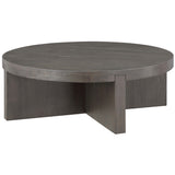 Folke Round Coffee Table, Brown