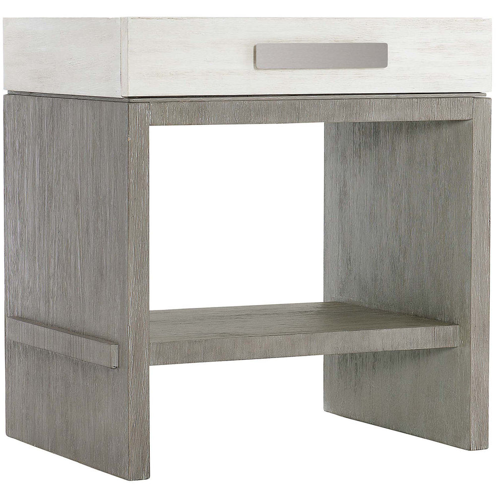 Foundations 1 Drawer Nightstand, Linen-Furniture - Bedroom-High Fashion Home