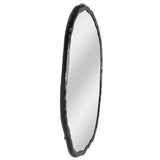 Foundry Oval Mirror, Black