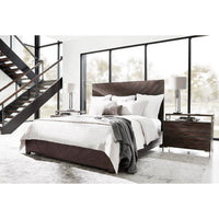 Fuller Panel Bed, Sable Brown-Furniture - Bedroom-High Fashion Home