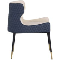 Gianni Dining Chair, Dillon Cream - Furniture - Dining - High Fashion Home