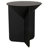 Lora Side Table, Black-Furniture - Accent Tables-High Fashion Home