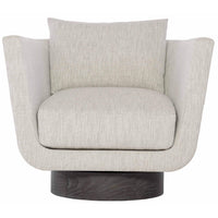 Gemma Leather-Back Swivel Chair