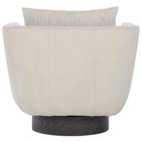 Gemma Leather-Back Swivel Chair