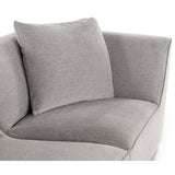 Gentry 3 Piece Sectional, Merit Platinum-Furniture - Sofas-High Fashion Home