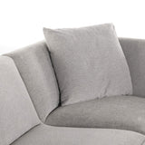 Gentry 5 Piece Sectional, Merit Platinum-Furniture - Sofas-High Fashion Home